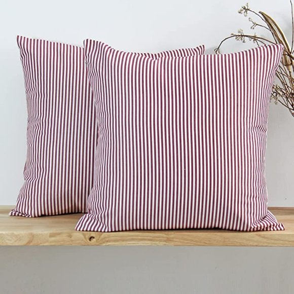 Decorative Striped Pillow Covers - Picture 2 of 2